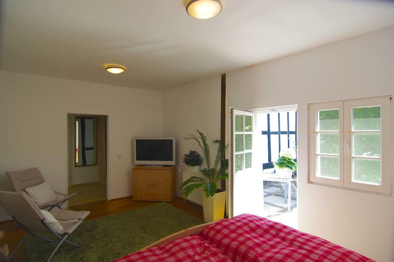 Ferienhaus Im Fachwerkhof 'Haus In Bewegung' Seelscheid Exteriör bild